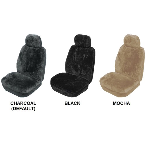 SINGLE 27mm SHEEPSKIN ALL OVER CAR SEAT COVER FOR BMW 5 SERIES - Picture 2 of 6