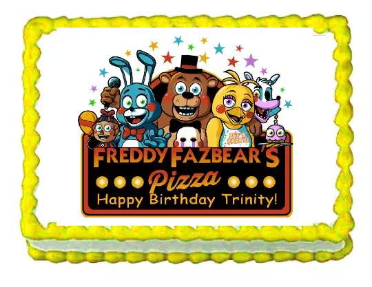 Five Nights at Freddy's Cake Topper, Five Nights at Freddy Birthday, Five  Nights at Freddy's Party