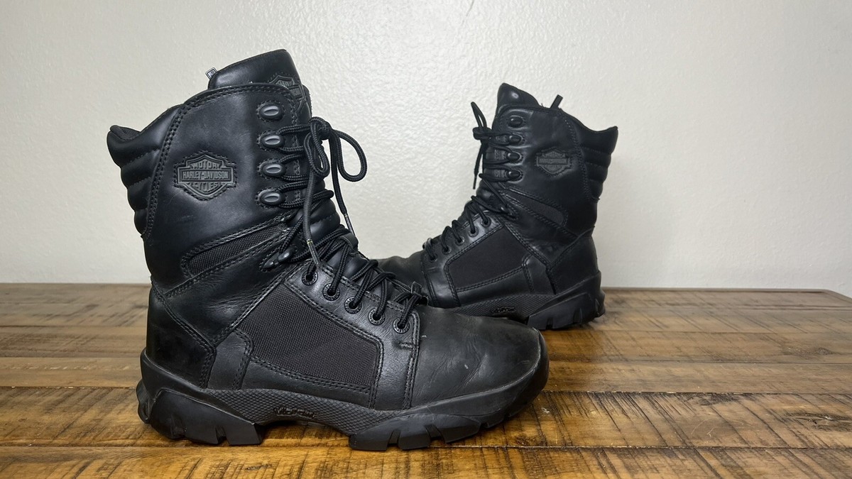 Harley-Davidson Men’s Lynx Waterproof Black 8-Inch Motorcycle Boots Amazon.com: Harley-Davidson Men main image 4