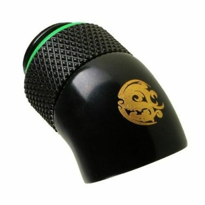 Bitspower G1/4" Male To Female Extender Fitting, 45° Rotary, Matte Black (4711946743819)