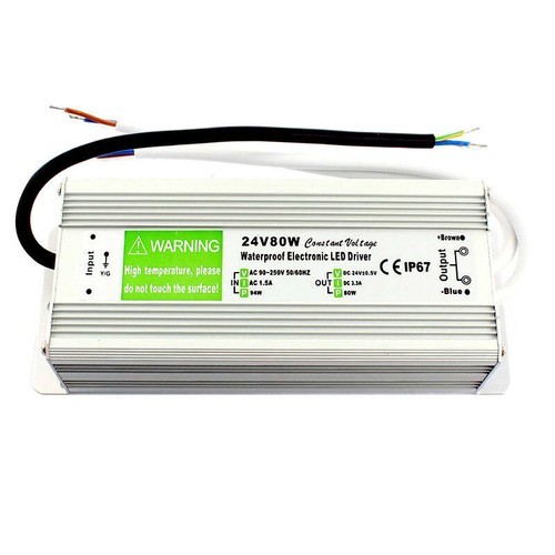 LED Trafo Netztteil IP67 10W-350W 12V DC Transformator f. Strip Band wasserdicht - Bild 80 von 100