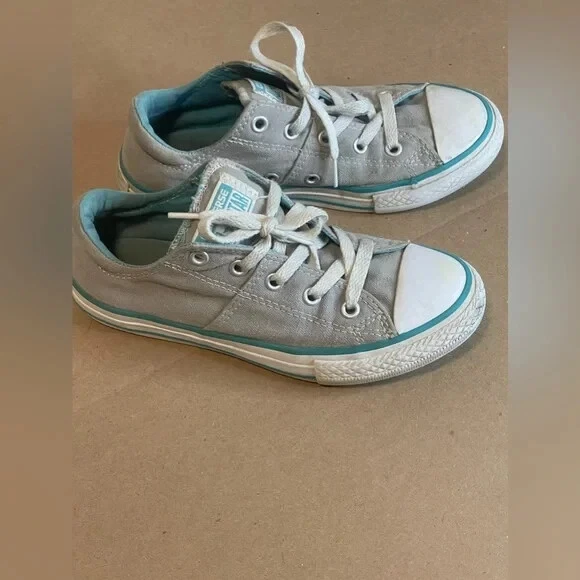 Sneakers basse Chuck Taylor grigie Converse All Star taglia US 1 5 per bambini giovani