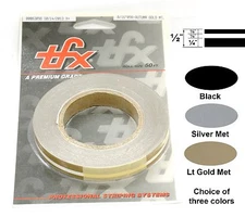 Half Inch Wide Truck PinStripe 1/2" (8/16") x 50' Roll Accent Pinstripe Stripe