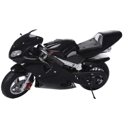 2025 Kids 49cc 2-Stroke Dirt Bike Pit Bike Gas Powered Off Road Motorcycle Black - Picture 11 of 13