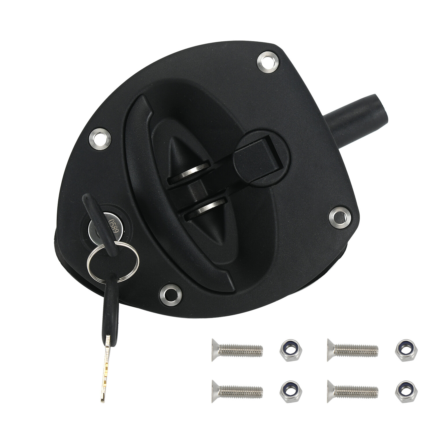 Door Latch T-Handle with 2 CH751 Keys For Cummins Kohler Generator 0406-0972-01