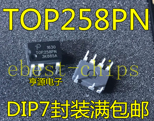 1pz. Top258 Power Supply Top 258PN TOP258PN TOP258P DIP7 Chip IC - Foto 2
