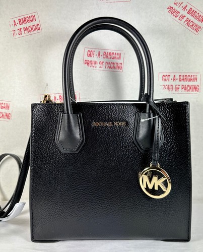 Bolso bandolera de cuero de PVC Michael Kors Mercer mediano Mk firma - Imagen 5 de 109