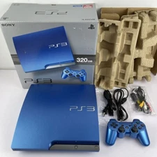PlayStation 3 PS3 Console 320GB Splash Blue Japan CECH-3000 BSB Sony