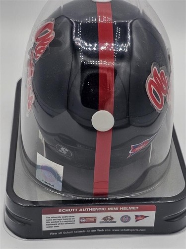 Mississippi Ole Miss Rebels Schutt NCAA College Football Authentic Mini Helmet - Picture 2 of 10