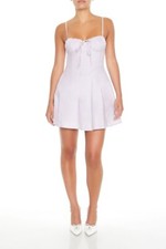 Forever 21 Bustier Bow Mini Dress Womens Size Medium M GUC