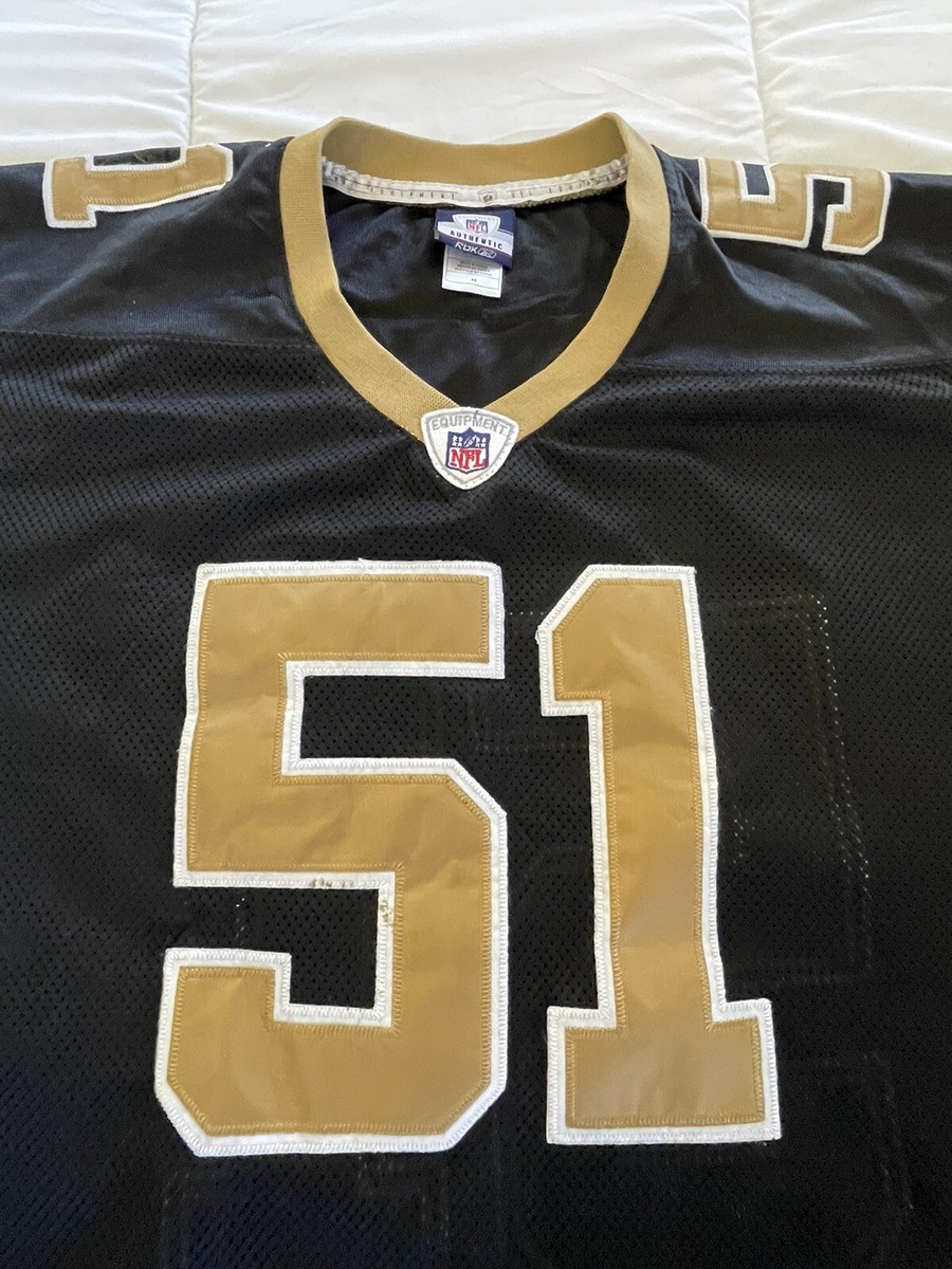 Vintage New Orleans Saints NFL Reebok Black Jersey #51 Mens XL Vintage New Orleans Saints NFL Reebok Black Jersey #51 Mens XL
