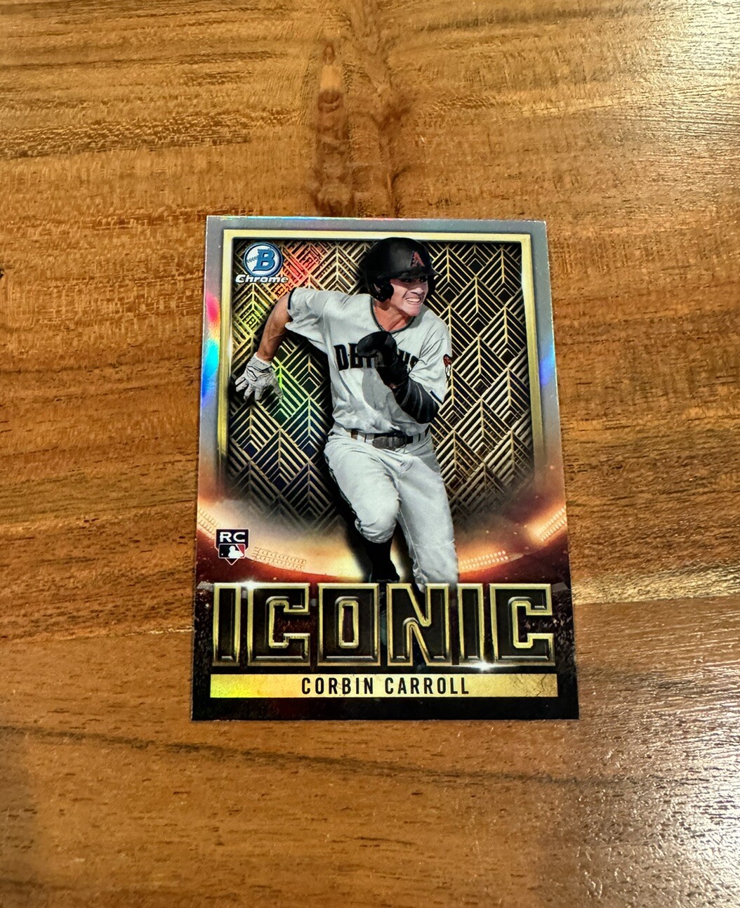 Corbin Carroll 2023 Bowman Chrome Iconic 2019 Bowman Refractor Rookie NRMT+ RC