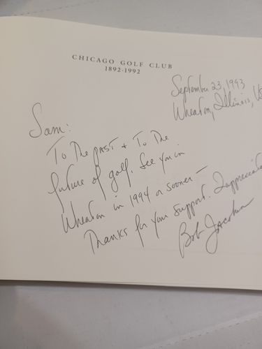 Chicago Golf Club History 1892-1992, Wheaton, Illinois - Picture 5 of 12