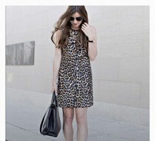 J Crew Leopard Animal Print Sleeveless Size 0 Shift Sheath Dress Lined EUC