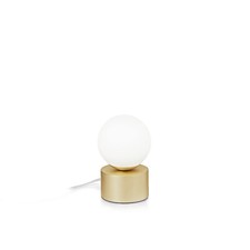 Modern Minimal Design Gold Table Lamp With Sphere 1 Light DL1791