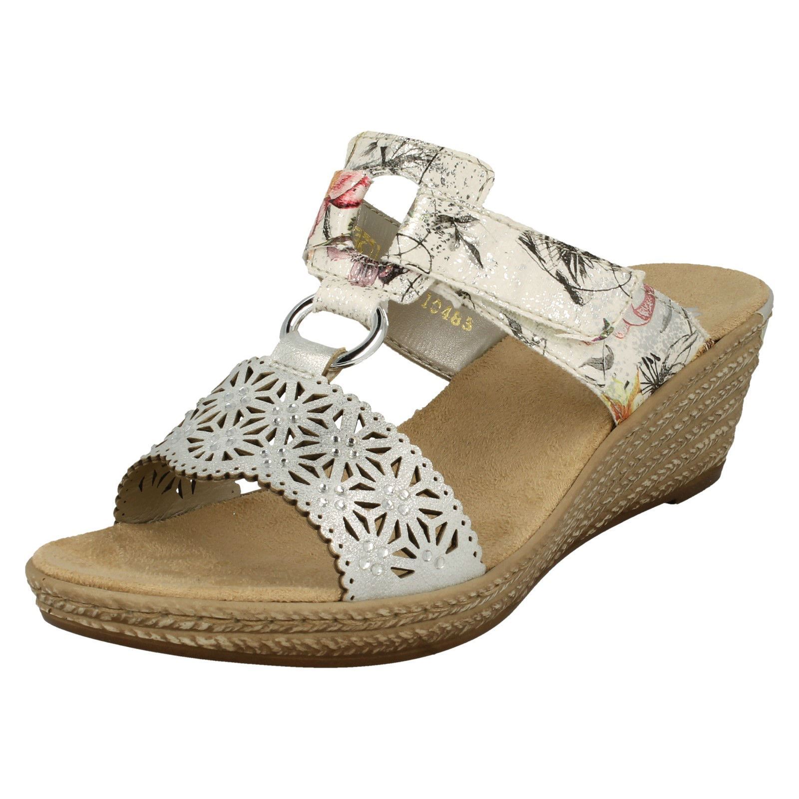 Damas Rieker Slip On Mula Sandalias - 62427 Damas On Rieker Slip On Damas Mula Sandalias - 62427 e78388