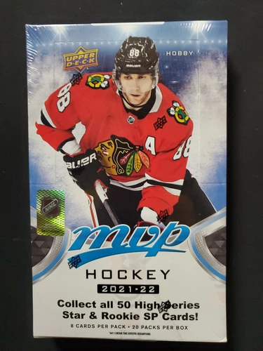 2021-22 2022 Upper Deck UD MVP Hockey Hobby Box Factory Sealed New