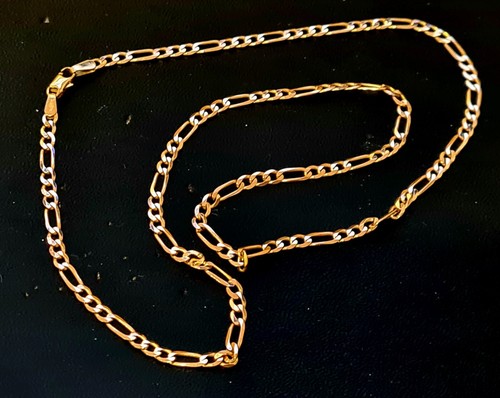 Figaro Chain 9 ct. Gold - 5.9 gram - 45 cm. Beautiful perfect chain - EBJ55 - Picture 5 of 6