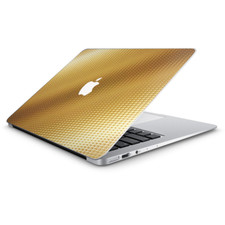 Skin Decal Wrap for Macbook Air 13 Inch 13" - Gold Pattern Shiney