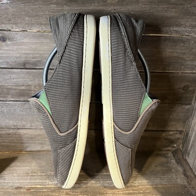 Mens Olukai Nohea Taupe Mesh Slip On Casual Beach Shoes  display picture 3
