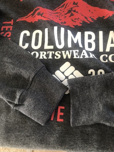 Columbia Sportswear Shirt Men's Small S Gray Greater Outdoor Gear L.Sleeve NWT - Picture 15 of 16