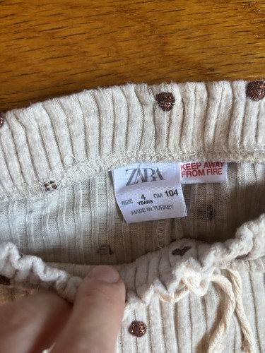 Zara Leggings Flared Girls 4 Years - Picture 3 of 4