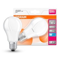 Osram Led Star Classic A Birnenform 5W = 40W E27 Matt 470Lm Fs Kaltweiß 4000K