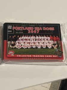 2007 PORTLAND SEA DOGS MiLB TEAM SET Red  Sox Jacoby Ellsbury Lowrie Buchholz 