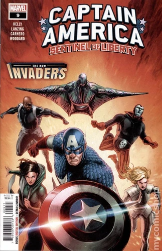 Captain America Sentinel of Liberty #9A FN 2023 Stock Image