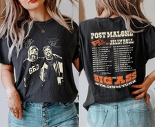 Vintage Post Malone Tour Big Ass Stadium Tour Posty 2025 Tour Jelly Roll T-Shirt