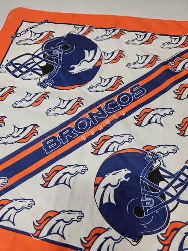Vintage Denver Broncos 1997 Bandana Scarf Orange - Picture 3 of 6