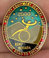 Vintage National Mobility Equipment Dealers Association 2000 Lapel Pin Handicap