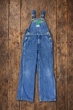 Liberty Youth Size 10R Blue Denim Bib Overalls 100 Cotton Farm Work Jeans