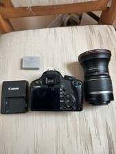 Canon EOS Rebel T1iDigital SLR Camera 18MP with 18-55mm  75-300mm Lenses Black