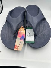 Hurley Men's Injection Step-In Non-Slip Grip Flip Flop Navy Size 12 NEW