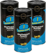 Sun-Glo Speed 1 Super Glide Shuffleboard Powder   Fastest Wax for Long  Pro Ta