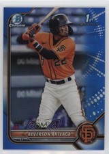 2022 Bowman Chrome Prospects Blue Refractor 69/150 Aeverson Arteaga #BCP-82 6k2
