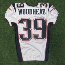 2010 Danny Woodhead Game Worn White New England Patriots Jersey