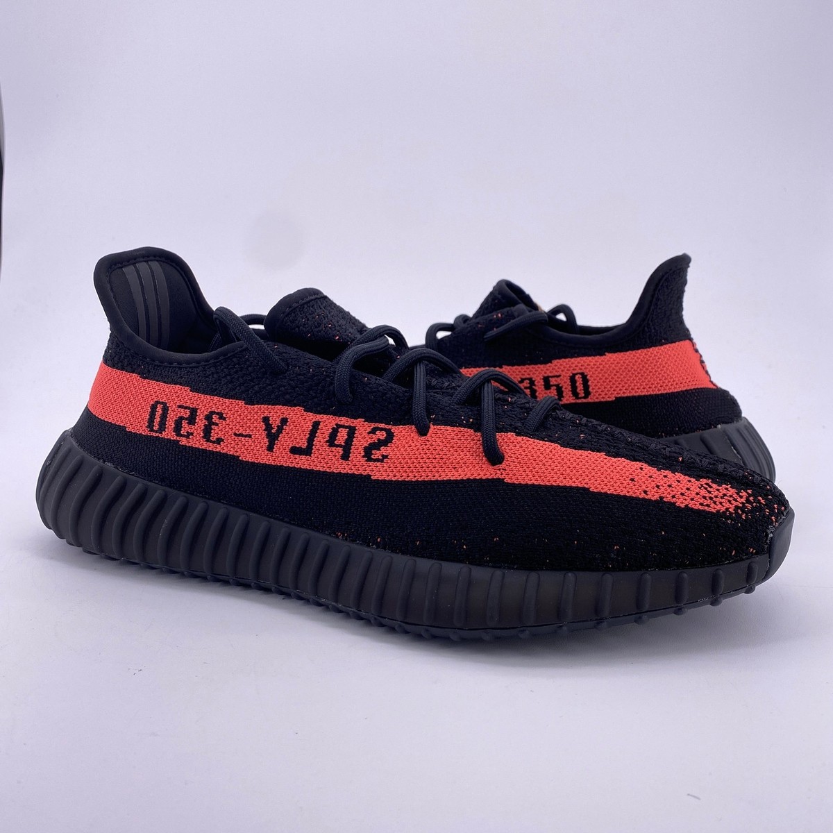 Size 10.5 - adidas Yeezy Boost 350 V2 Low Red Stripe for sale