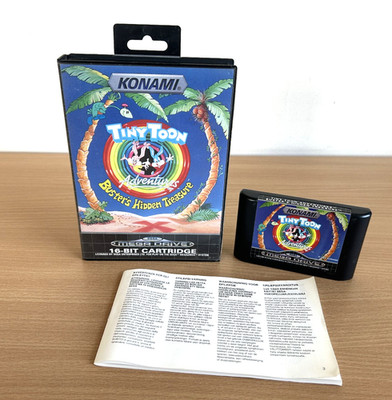 Tiny Toon Adventures Sega Megadrive Spiel mit Handbuch PAL