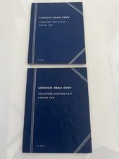 Two 2  lbums Incomplete Lincoln Head Cent Collection 1909-1940  Starting 1941