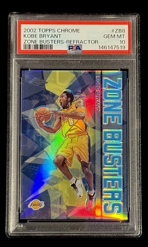 Kobe Bryant [Refractor] #ZB8 2002 Topps Chrome Zone Busters card