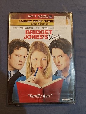BRIDGET JONES'S DIARY Colin Firth Renee Zellweger DVD + DIGITAL SEALED NEW