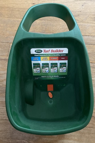 Scotts Whirl Hand-Powered Spreader - for Grass Seed, Lawn Fertilizers, Salt etc