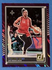 2025 Donruss WNBA Purple Holo Laser Chelsea Gray #d  53/99 Las Vegas Aces SP