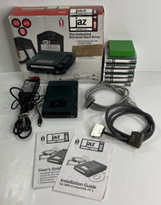 Vintage Iomega Jaz Drive V1000S SCSI w/ 6 x 1GB Disks Cables Bundle