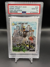 2020 TOPPS PROJECT 2020 #29 DEREK JETER/KING SALADEEN PSA 10