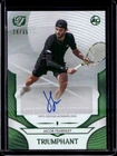 2025 Topps Triumphant Tennis Grass Court Green Foil Bjorn Fratangelo #73-A