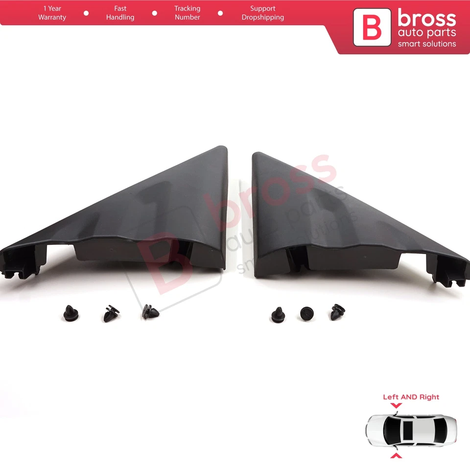 Side Mirror Door Triangle Fender Cover Set for Ford Transit MK8 V363 2013-2024 - Imagem 3 de 4