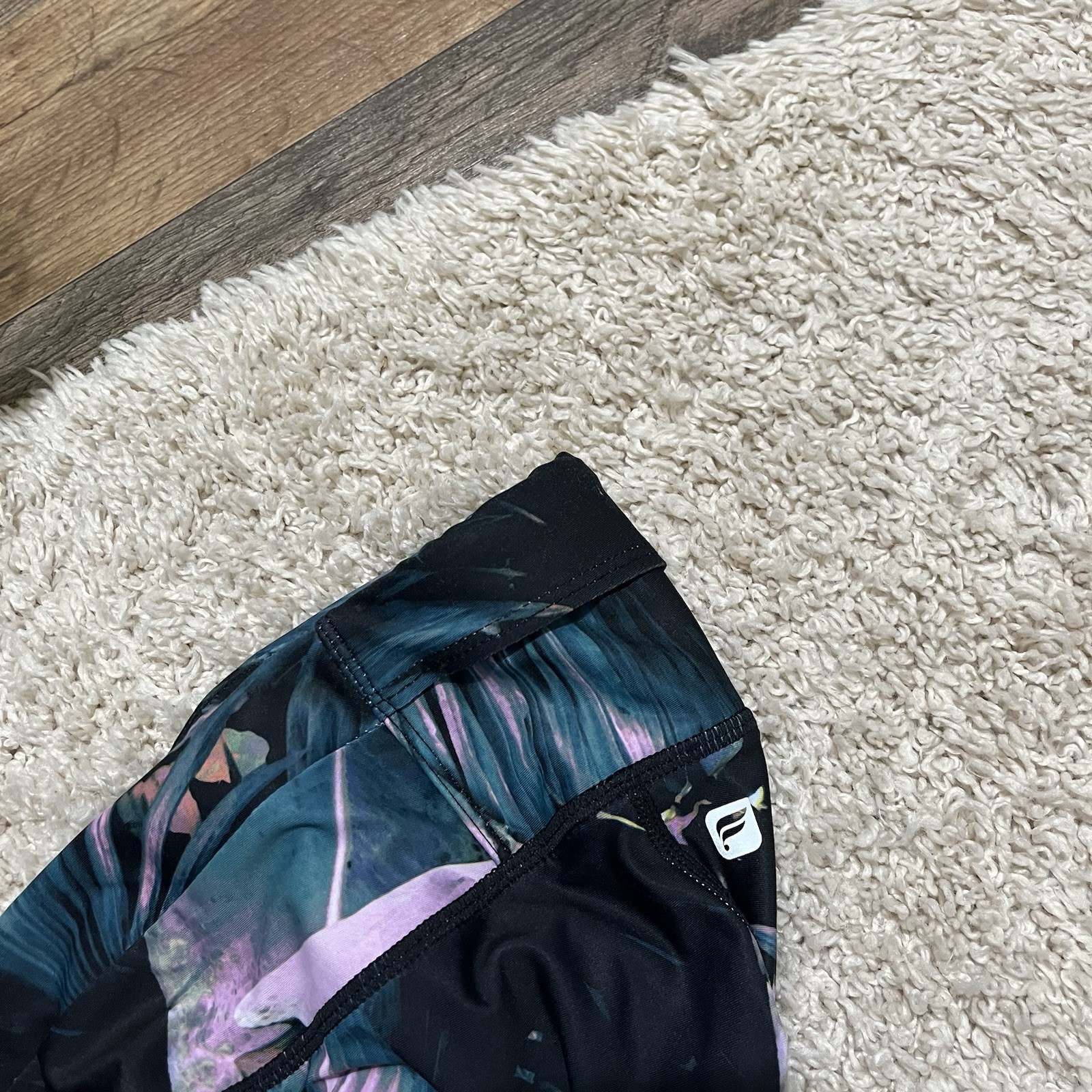 Fabletics Small Tropical Leaf Print High Waisted … - image 7